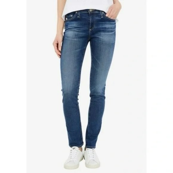 Ag Adriano Goldschmied Denim - AG Adriano Goldschmied Jeans The Prima Mid-Rise Cigarette Leg Women's Size 26R
